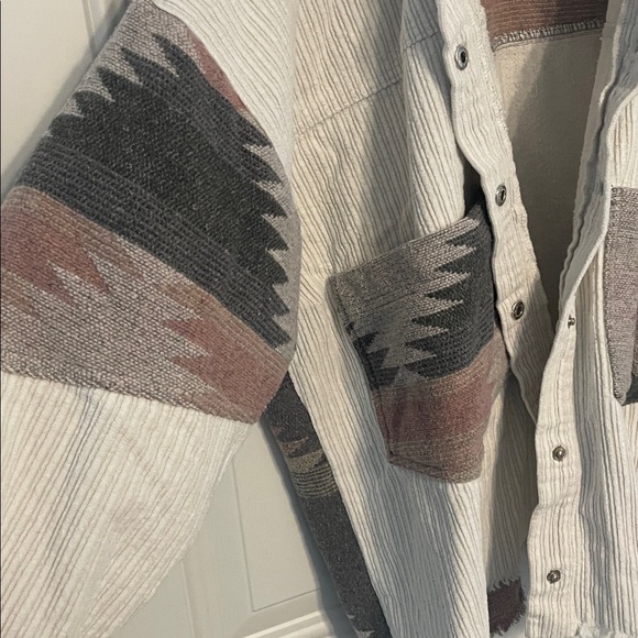 Southwestern Pattern Corduroy Jacket - Picture 7 of 9